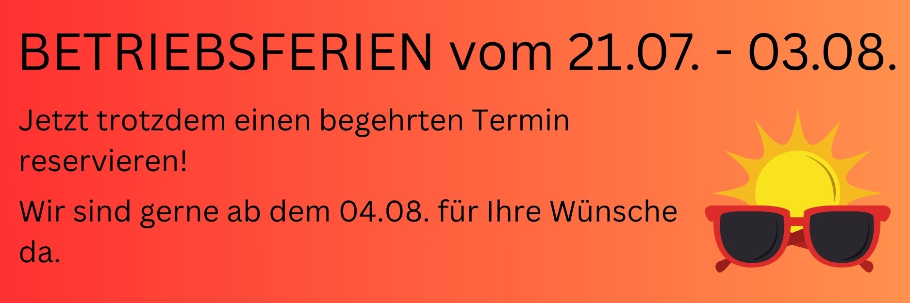 Betriebsferien Goldankauf Auch ein Goldankauf hat einmal Betriebsferien